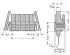 Federleiste f. Reihenklem. 232-135/005-000/039-