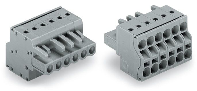 2-Leiter-Federleiste 231-2103/026-000