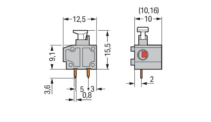 Anreihbare Leiterplattenk. 235-767/331-000