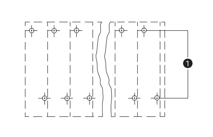 DoppelstockLeiterplattenk. 736-208