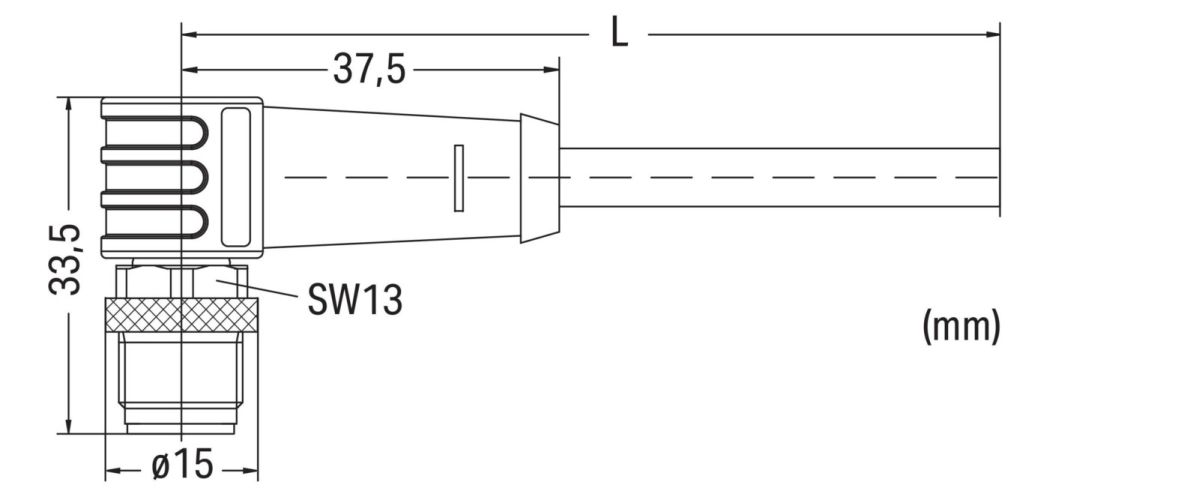 ETHERNET-Leitung M12D-St. 756-1202/060-200