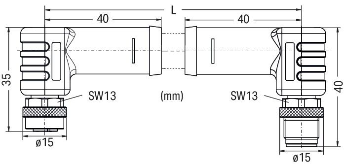 Power-Leitung,M12L-Buchse 756-3506/050-010