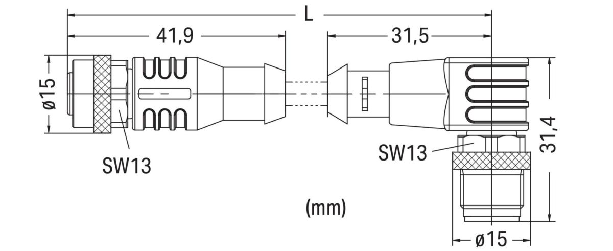 Sensor-/Aktorleitung M12A 756-5402/050-020