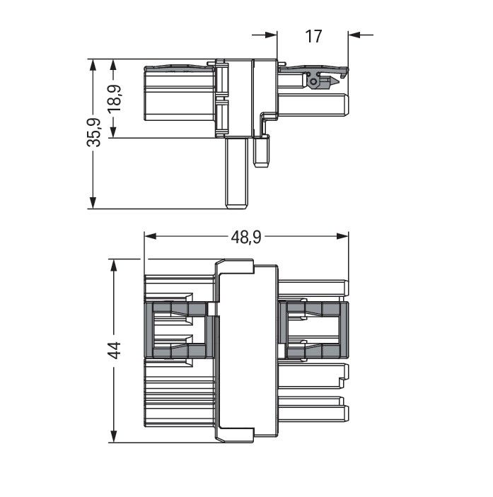 T-Verteiler 4-polig 770-626