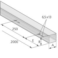 Installationskanal PIK 60/60 VA