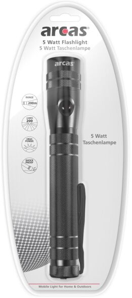 Taschenlampe 5Watt ARC-5Watt LED-TL Taschenlampe 5Watt ARC-5Watt LED-TL