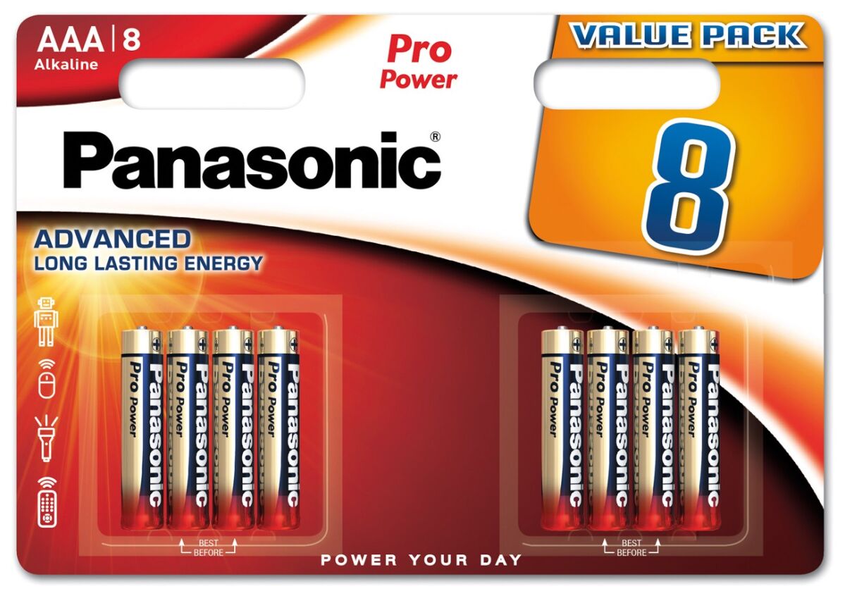 Batterie 1,5V Micro AAA LR03PPG/8BW