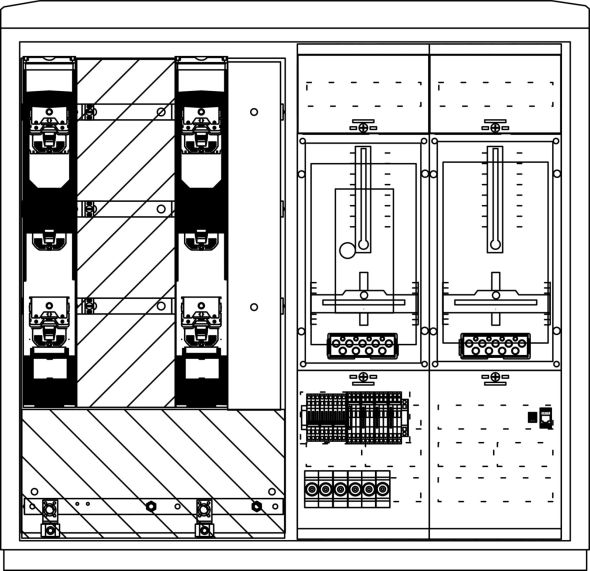 Wandlerschrank Freiluft WS822L.N4.C1101 Wandlerschrank Freiluft WS822L.N4.C1101