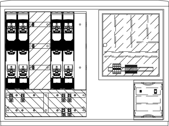 Wandlerschrank Freiluft WS834L.S3.N2211 Wandlerschrank Freiluft WS834L.S3.N2211