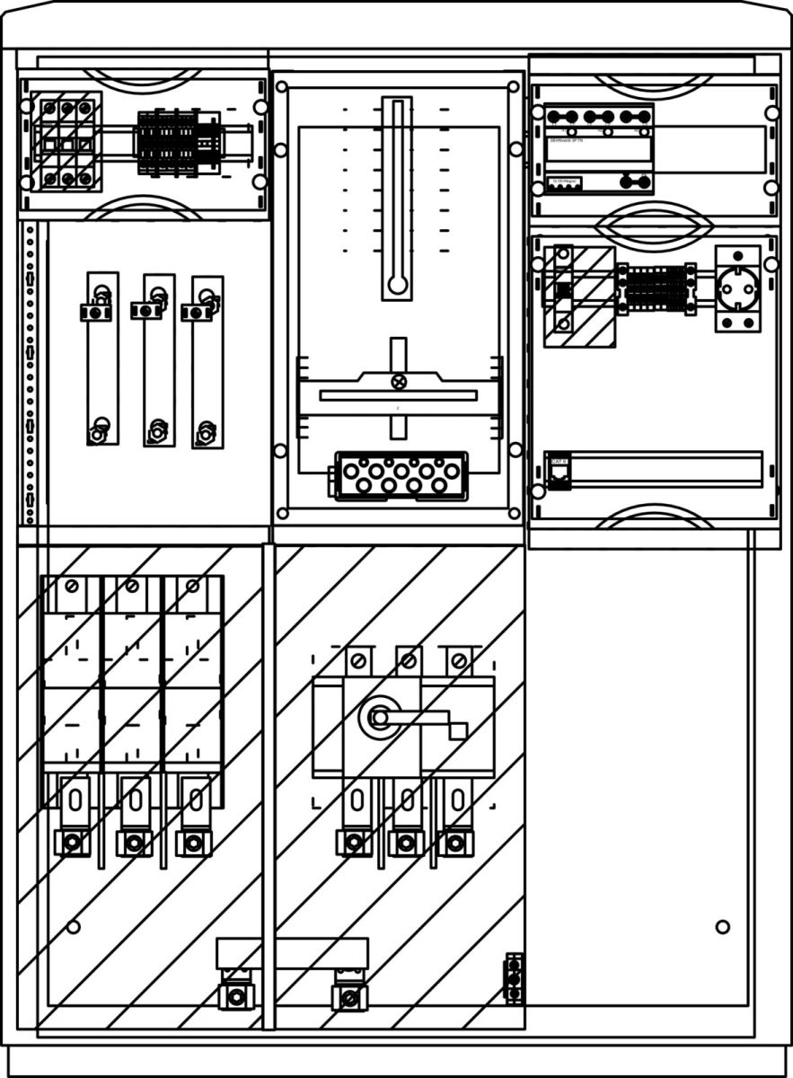 Wandlerschrank Freiluft WS811.W4.C1S01B Wandlerschrank Freiluft WS811.W4.C1S01B