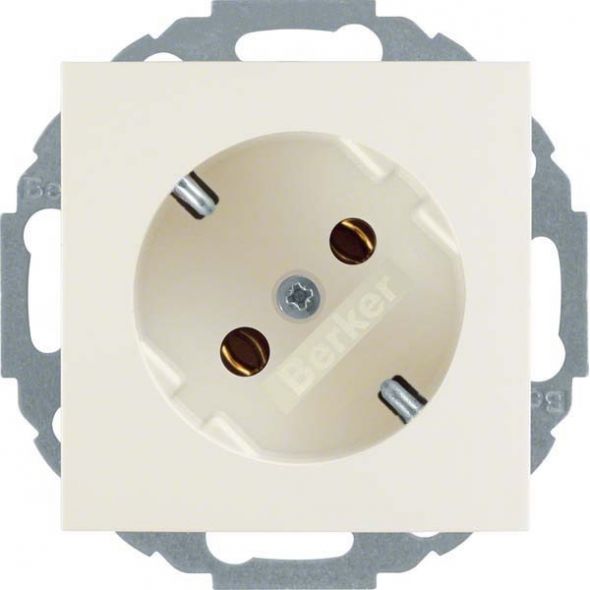 SCHUKO-Steckdose 47278982 weiß glänzend SCHUKO-Steckdose 47278982 weiß glänzend