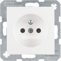 Steckdose 6765768989 polarweiß glänzend