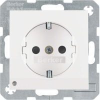 SCHUKO-Steckdose 41098989 polarweiß glänzend