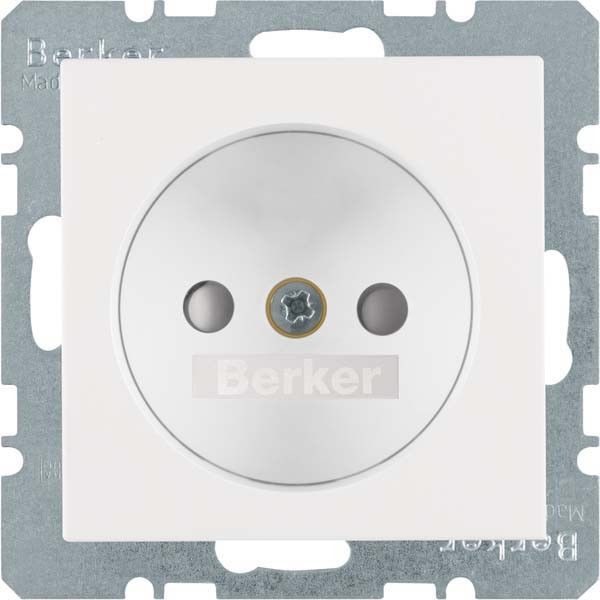 Steckdose 6167031909 polarweiß matt Steckdose 6167031909 polarweiß matt