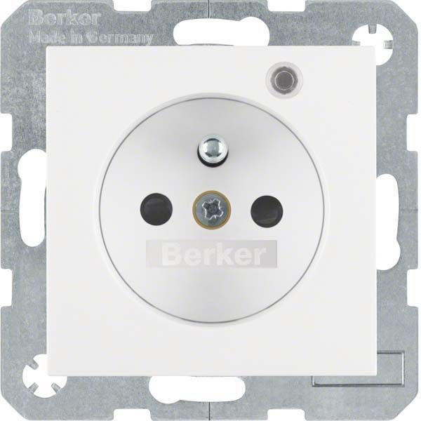 Steckdose 6765091909 polarweiß matt Steckdose 6765091909 polarweiß matt