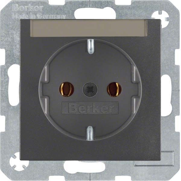 SCHUKO-Steckdose 47501606 anthrazit matt SCHUKO-Steckdose 47501606 anthrazit matt