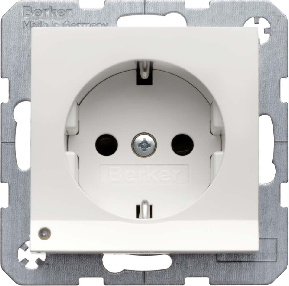 SCHUKO-Steckdose 41091404 alu matt lackiert SCHUKO-Steckdose 41091404 alu matt lackiert