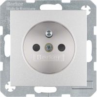 Steckdose 6768761404 alu matt lackiert