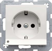 SCHUKO-Steckdose 41091404 alu matt lackiert