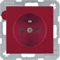 Steckdose 6768768962 rot glänzend