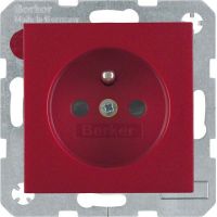 Steckdose 6765760062 rot matt