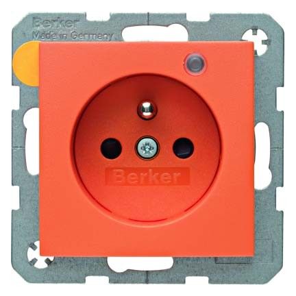 Steckdose 6765091914 orange matt Steckdose 6765091914 orange matt