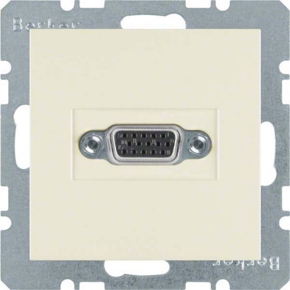 Steckdose VGA 3315418982 weiß glänzend Steckdose VGA 3315418982 weiß glänzend