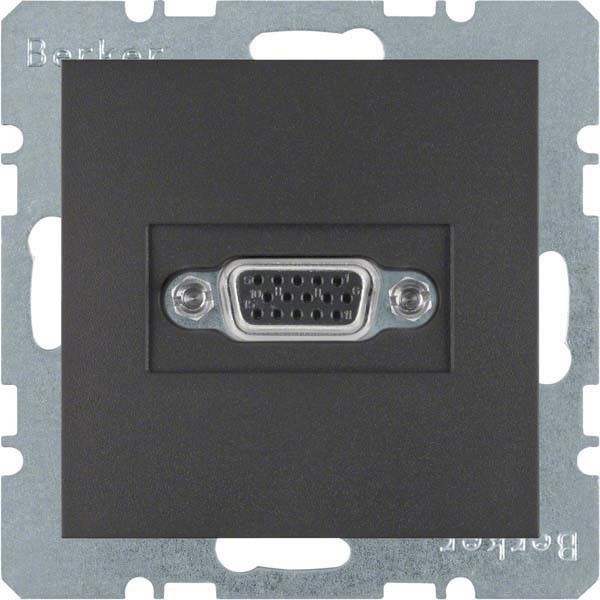 Steckdose VGA 3315401606 anthrazit matt Steckdose VGA 3315401606 anthrazit matt