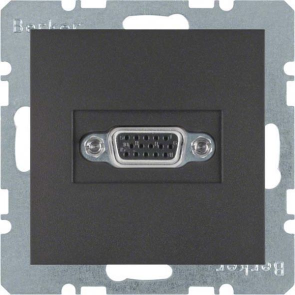 Steckdose VGA 3315401606 anthrazit matt Steckdose VGA 3315401606 anthrazit matt