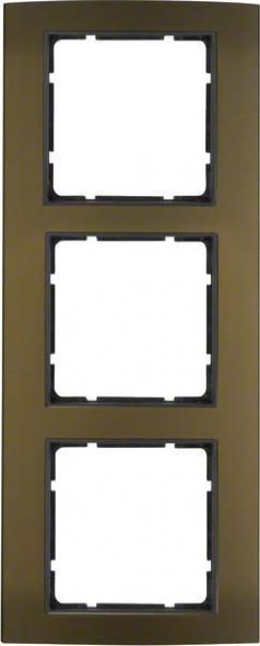 Rahmen 3-fach 10133001 alu braun anthrazit matt Rahmen 3-fach 10133001 alu braun anthrazit matt