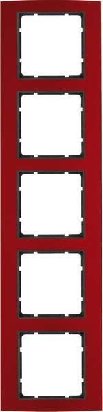 Rahmen 5-fach 10153012 alu rot anthrazit matt Rahmen 5-fach 10153012 alu rot anthrazit matt