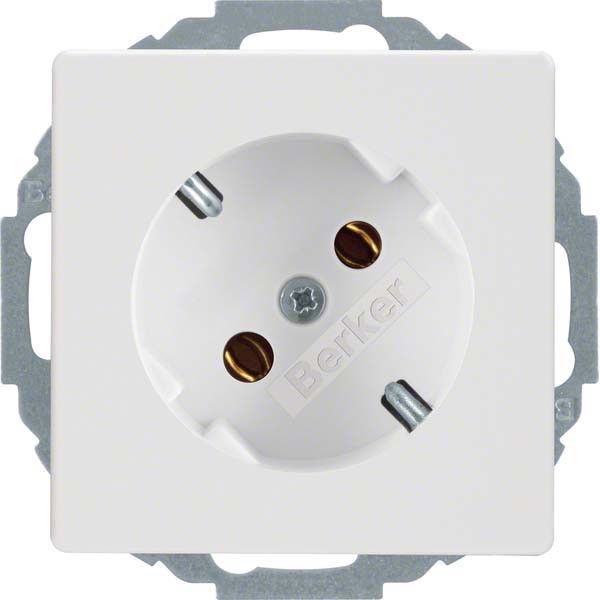 SCHUKO-Steckdose 47276089 polarweiß samt SCHUKO-Steckdose 47276089 polarweiß samt