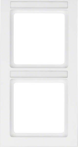 Rahmen 2-fach 10526099 polarweiß samt Rahmen 2-fach 10526099 polarweiß samt