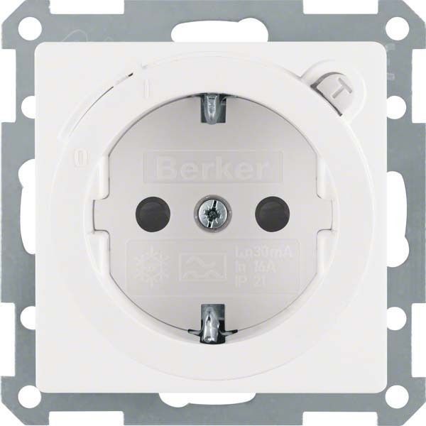 SCHUKO-Steckdose 47086089 polarweiß samt SCHUKO-Steckdose 47086089 polarweiß samt