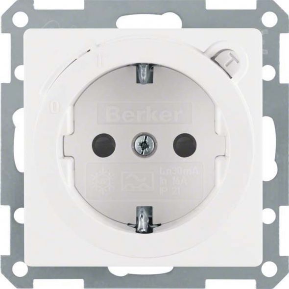 SCHUKO-Steckdose 47086089 polarweiß samt SCHUKO-Steckdose 47086089 polarweiß samt