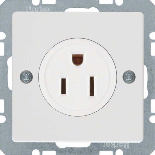Steckdose 41666089 polarweiß samt Steckdose 41666089 polarweiß samt