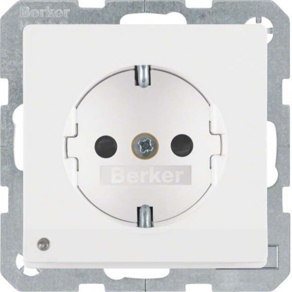 SCHUKO-Steckdose 41096089 polarweiß samt SCHUKO-Steckdose 41096089 polarweiß samt
