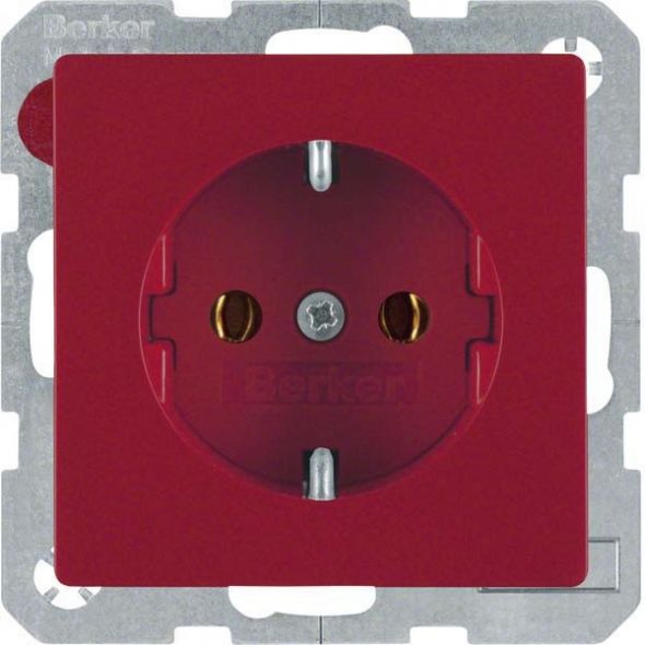 SCHUKO-Steckdose 41436012 rot samt SCHUKO-Steckdose 41436012 rot samt