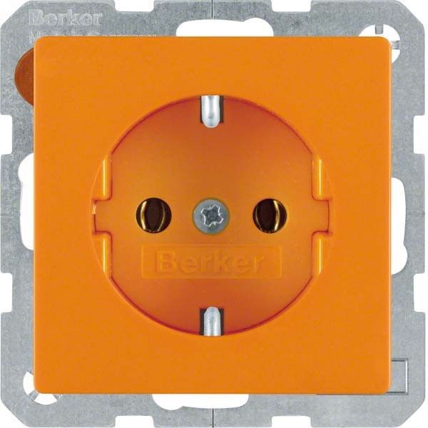 SCHUKO-Steckdose 47436014 orange samt SCHUKO-Steckdose 47436014 orange samt