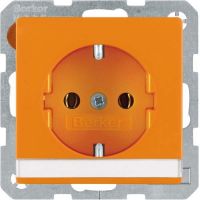 SCHUKO-Steckdose 47506007 orange samt