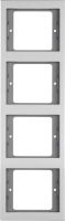Rahmen 4-fach 13437003 alu eloxiert