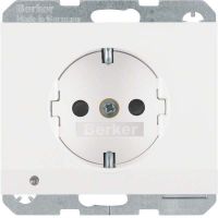 SCHUKO-Steckdose 41097009 polarweiß glänzend
