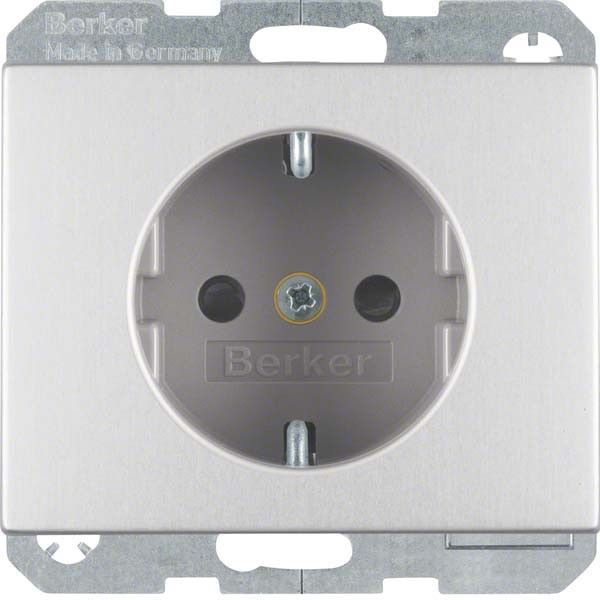 SCHUKO-Steckdose 41357003 alu eloxiert SCHUKO-Steckdose 41357003 alu eloxiert
