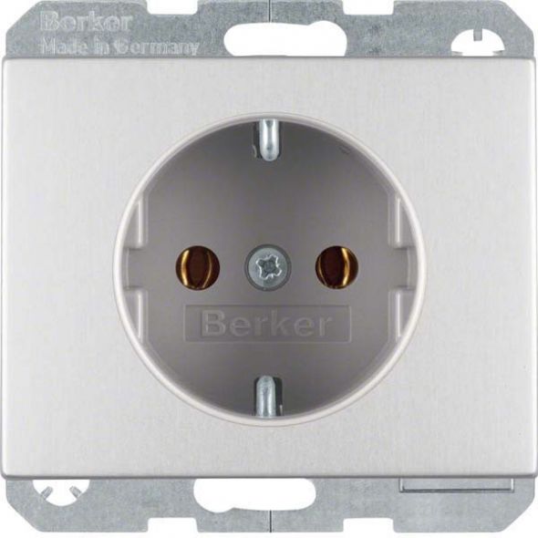 SCHUKO-Steckdose 41157003 alu eloxiert SCHUKO-Steckdose 41157003 alu eloxiert