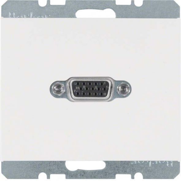 Steckdose VGA 3315407009 polarweiß glänzend Steckdose VGA 3315407009 polarweiß glänzend