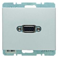 Steckdose VGA 3315417003 alu matt lackiert