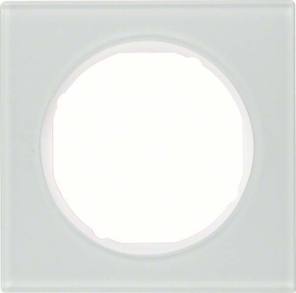 Rahmen 1-fach 10112209 Glas polarweiß Rahmen 1-fach 10112209 Glas polarweiß