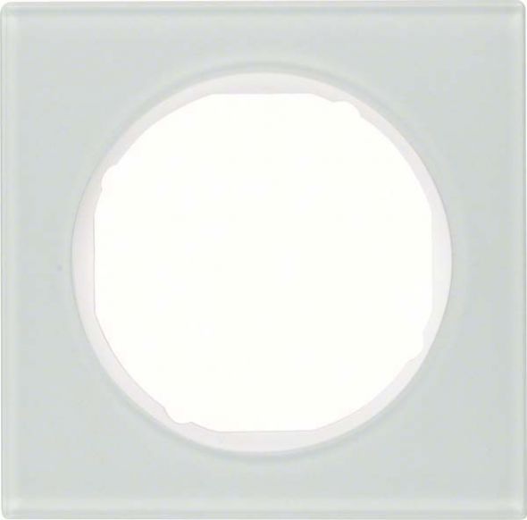 Rahmen 1-fach 10112209 Glas polarweiß Rahmen 1-fach 10112209 Glas polarweiß