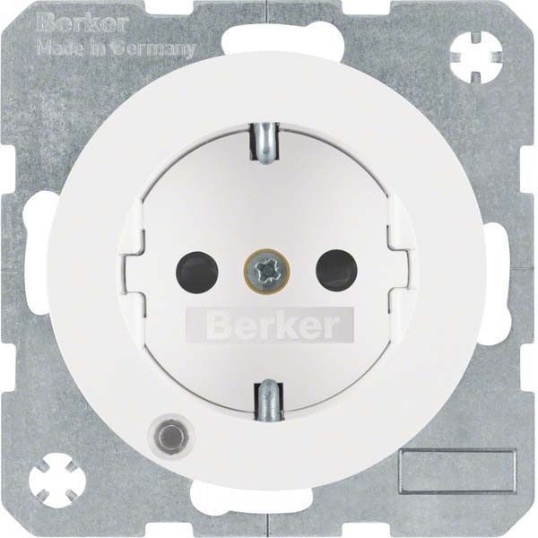 SCHUKO-Steckdose 41102089 polarweiß glänzend SCHUKO-Steckdose 41102089 polarweiß glänzend