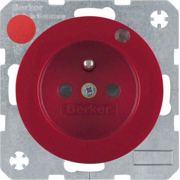 Steckdose 6765092022 rot glänzend Steckdose 6765092022 rot glänzend